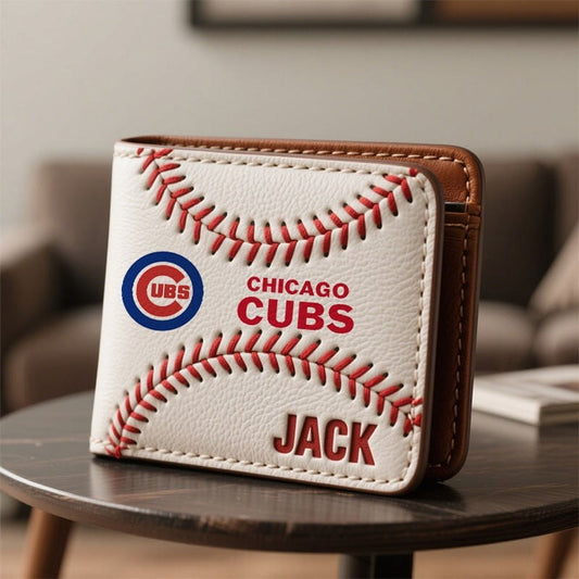 Personalized CC x MLB Leather Wallet DDT TTTZ