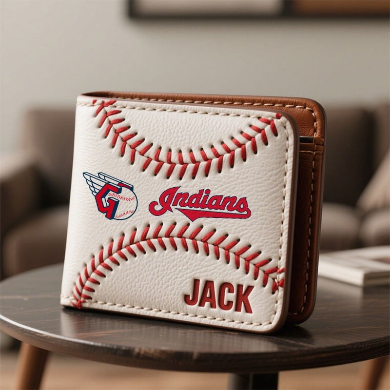 Personalized CG x MLB Leather Wallet DDT TTTZ