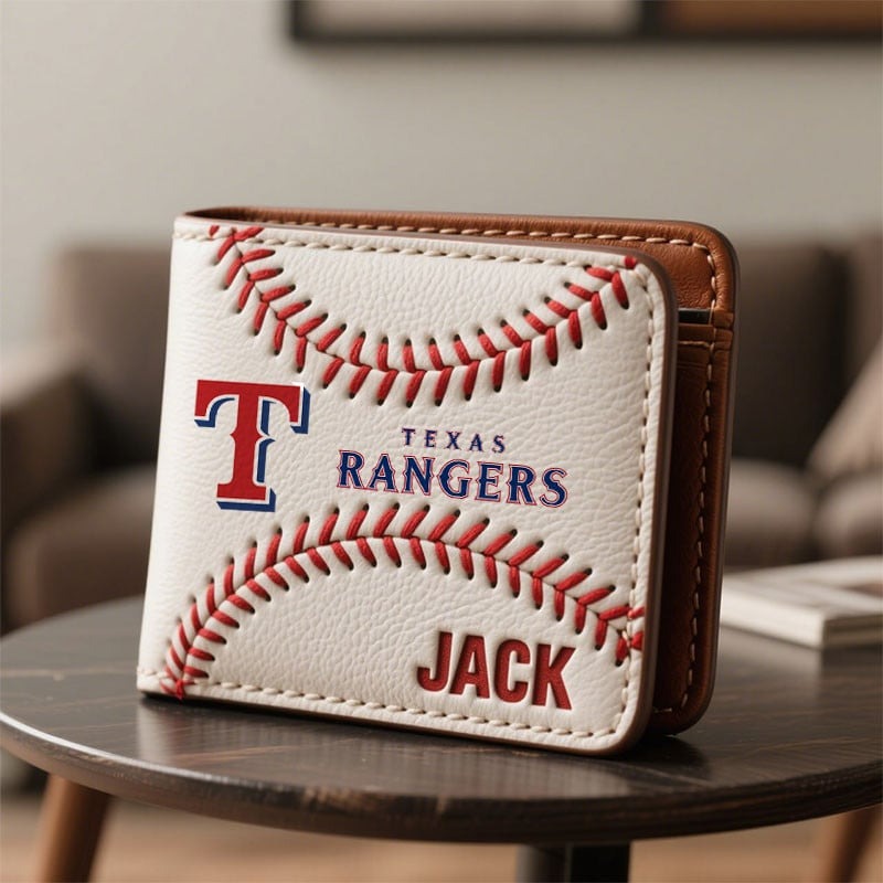 Personalized TR x MLB Leather Wallet DDT TTTZ