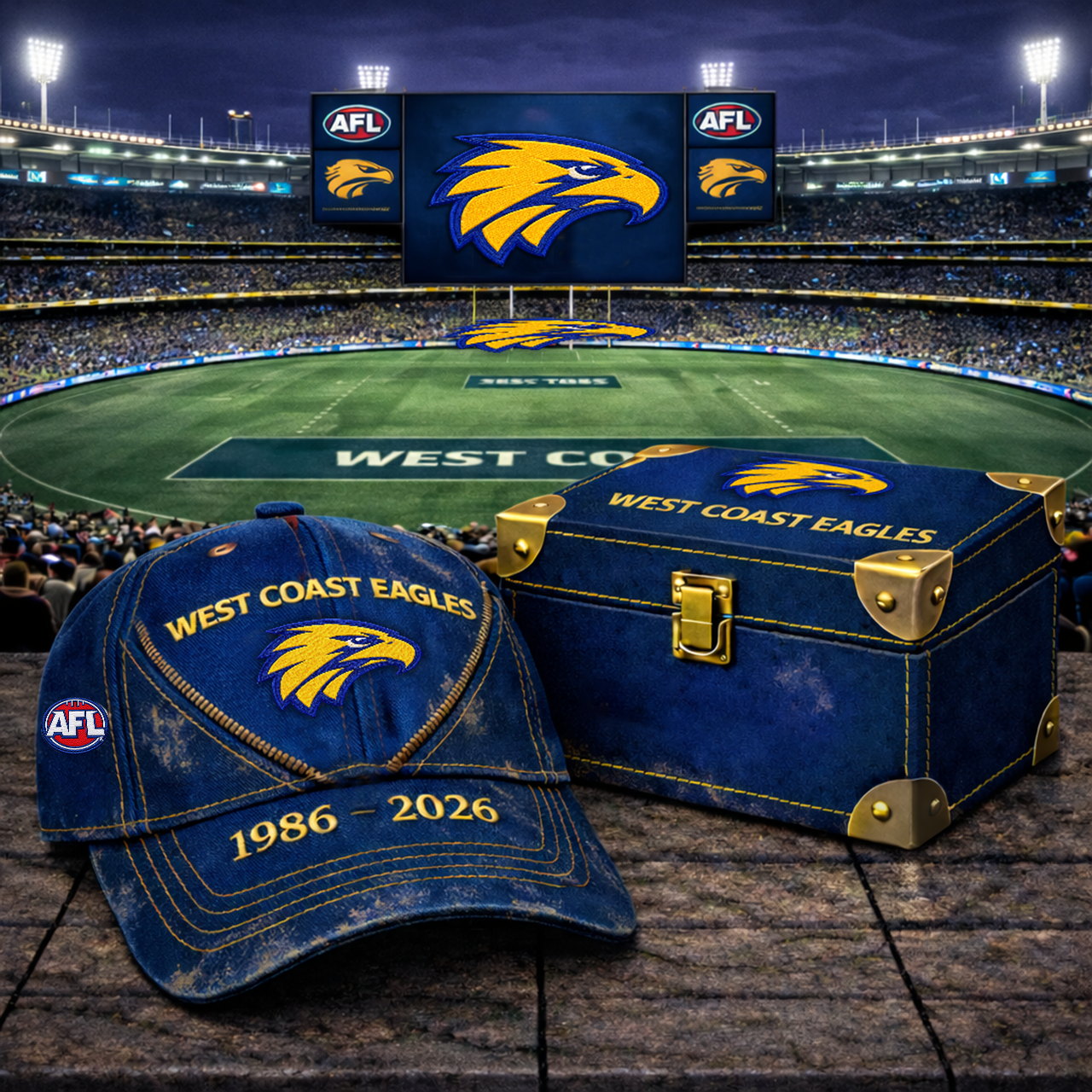 Premium AFL WCE Vintage Zipper Heritage Anniversary Cap V10 NMD 070326 TTV