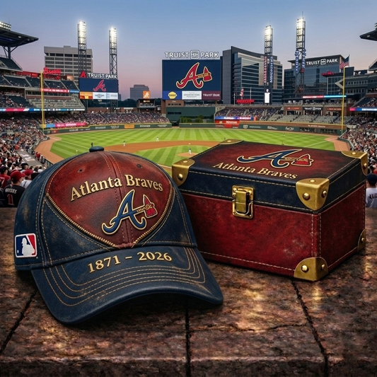 Premium MLB ATL Vintage Zipper Heritage Anniversary Cap V10 NMD CTKT