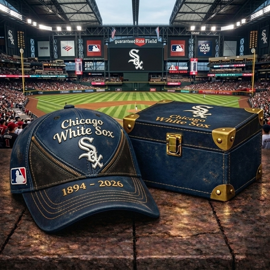 Premium MLB CWS Vintage Zipper Heritage Anniversary Cap V10 NMD CTKT