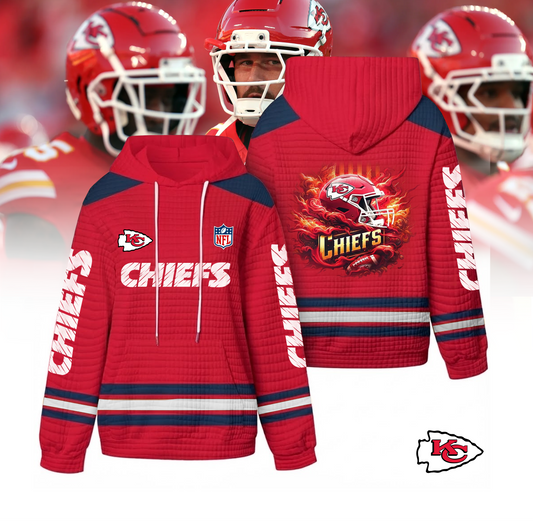 Premium NFL X CHI Royals Game-Day Waffle Hoodie NDT VHM