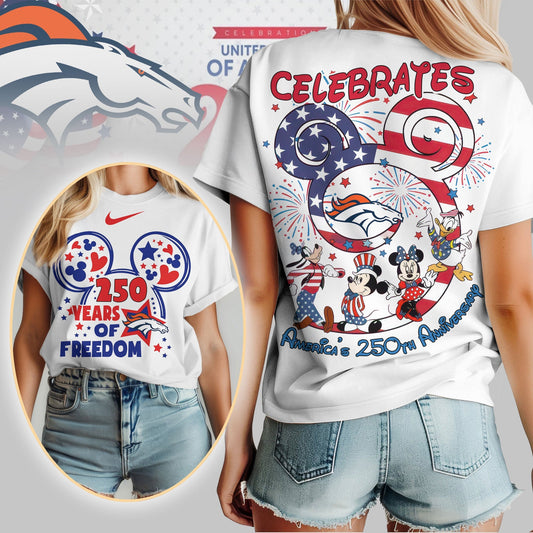 Premium NFL X DB Mouse  Celebrates America 250th Anniversary Women Shirt NDT LVH