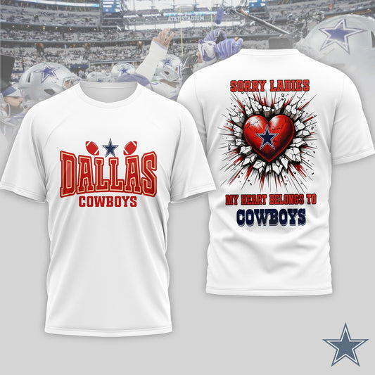 Premium NFL X Dallas Cowboys Valentine's Day 3D Shirt NDT LVH