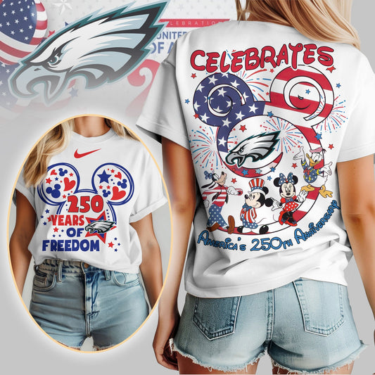Premium NFL X PE Mouse  Celebrates America 250th Anniversary Women Shirt NDT LVH
