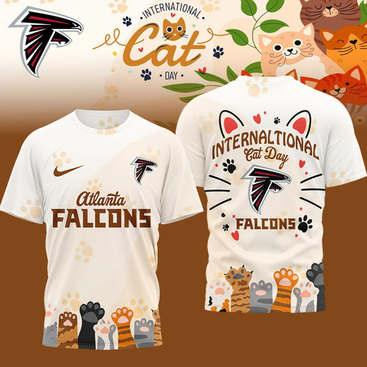 Premium NFL x Atlanta Falcons International Cat Day 3D Shirt NDT LVH