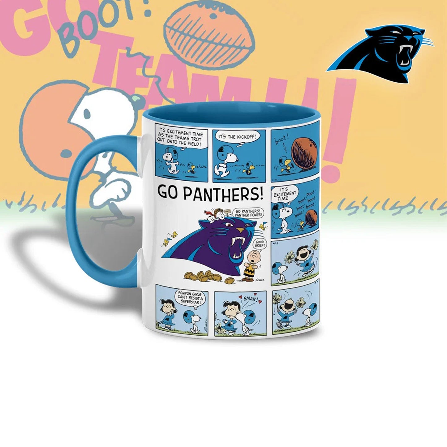 Premium NFL x CP Peanuts Comic Mug NDT NHM