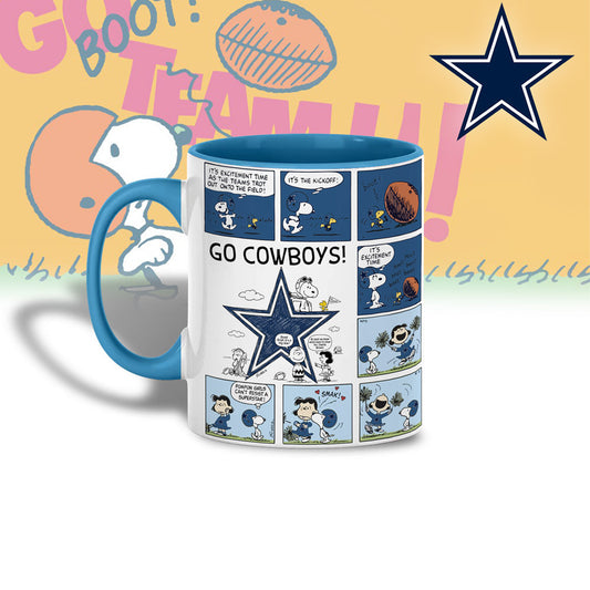 Premium NFL x DC Peanuts Comic Mug NDT NHM