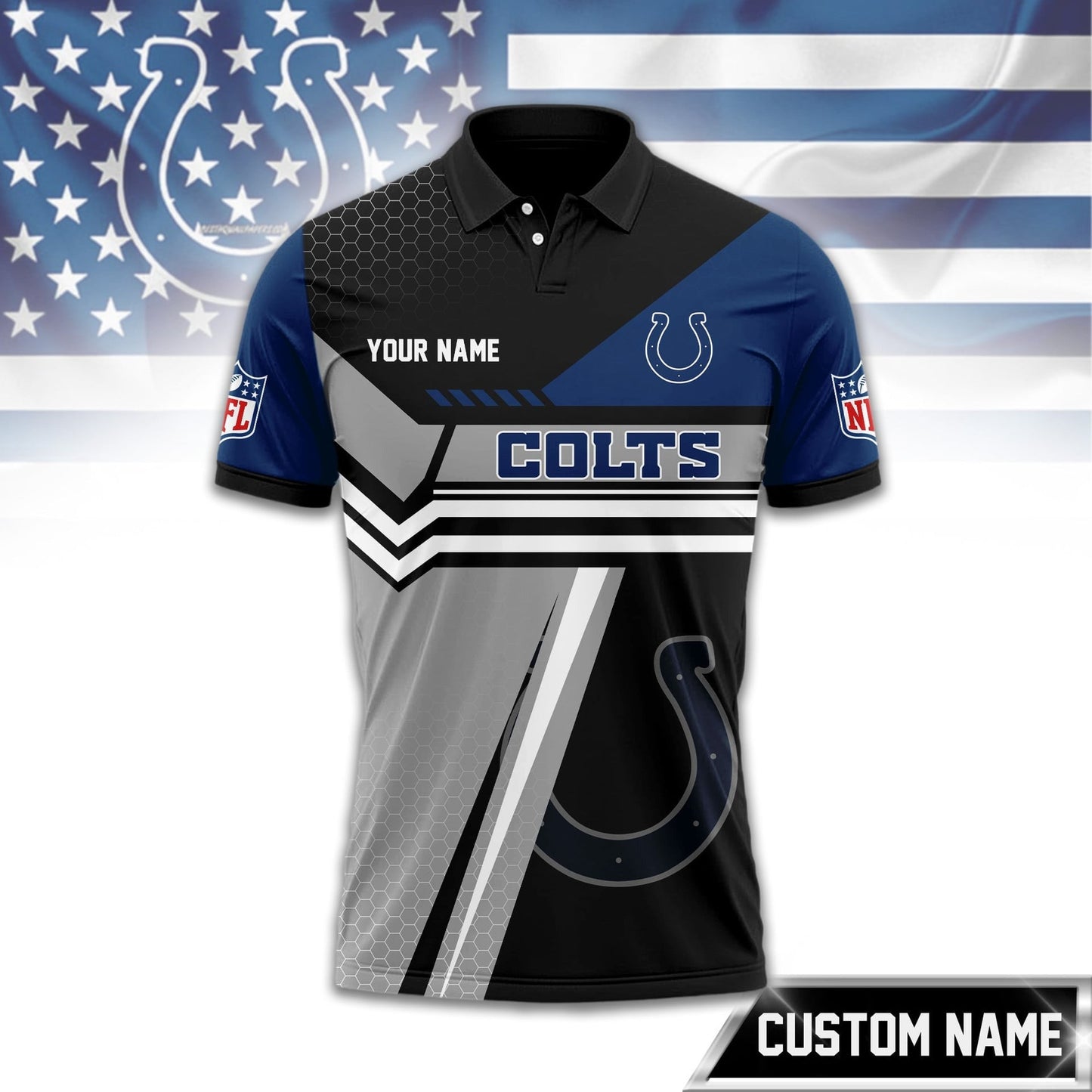 Premium NFL x IND Inspired Custom Game Day Polo NDT NHM