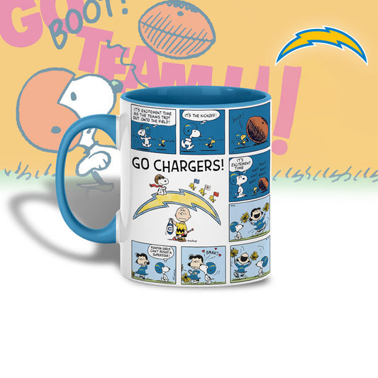 Premium NFL x LAC Peanuts Comic Mug NDT NHM