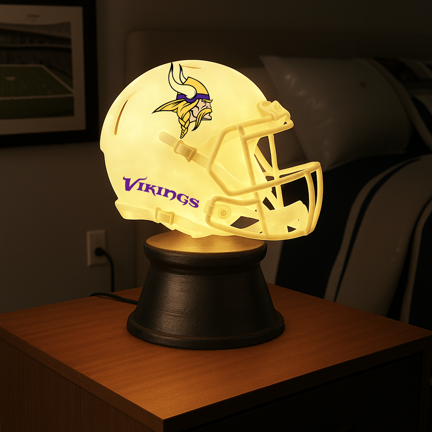 Premium NFL x MIN LED Helmet Night Light DATND NMD TANTD