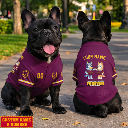 Premium NRL x BB Bluey & Bingo Pet Shirt Custom Name & Number Limited Edition NDT LVH
