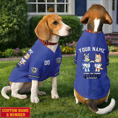 Premium NRL x CB Bluey & Bingo Pet Shirt Custom Name & Number Limited Edition NDT LVH