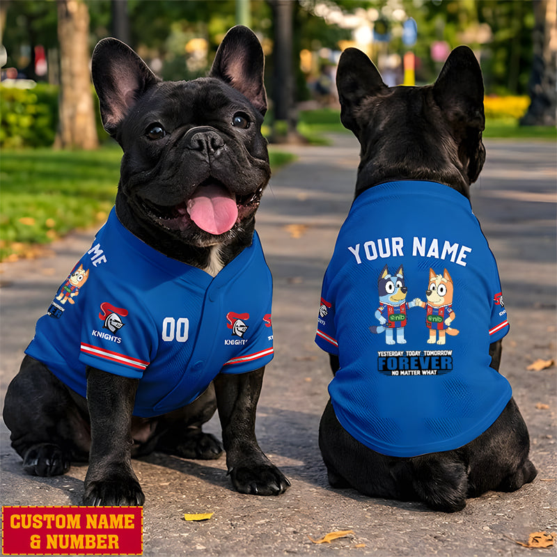 Premium NRL x NK Bluey & Bingo Pet Shirt Custom Name & Number Limited Edition NDT LVH