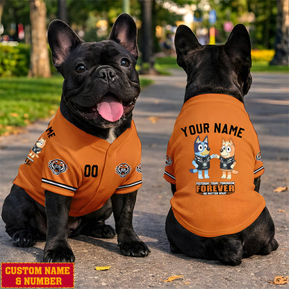 Premium NRL x WS Bluey & Bingo Pet Shirt Custom Name & Number Limited Edition NDT LVH