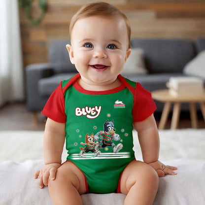 Premium x SSR Bluey & Bingo  Baby Romper Custom Name For Kids V3 NDT LVH
