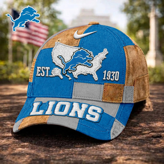 Premium NFL X DET Heritage Game Day Classic Cap NDT NTN 070326