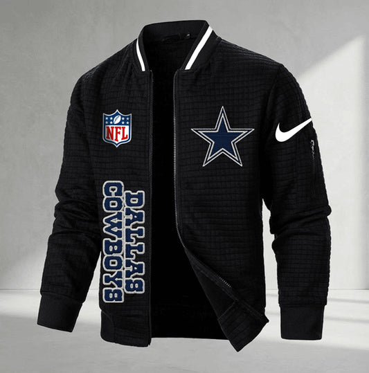 Premium NFL x DC  MenŸ??s Waffle Plaid Cardigan NDT VHM 160126