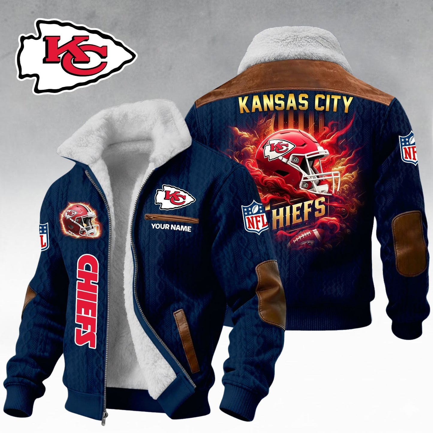 Premium NFL x KCC Winter Fleece Jacket New year NDT NHM 090126