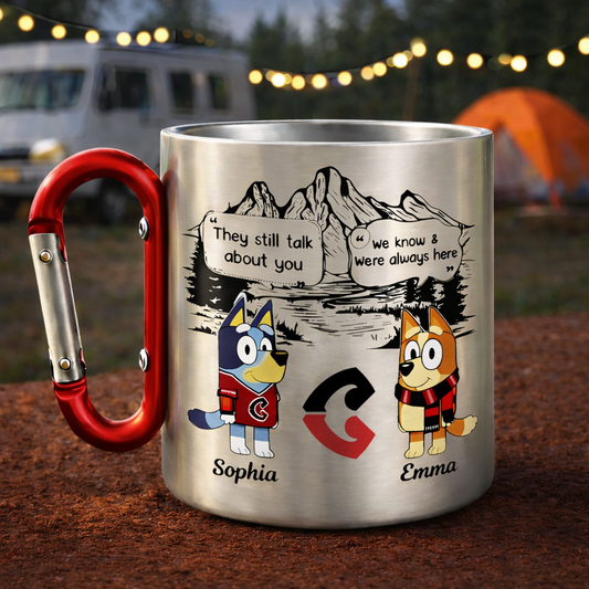 Premium SRP  X CRU BLUEY & BINGO Carabiner Mug Custome Name Limited Editions NDT VHM 180326