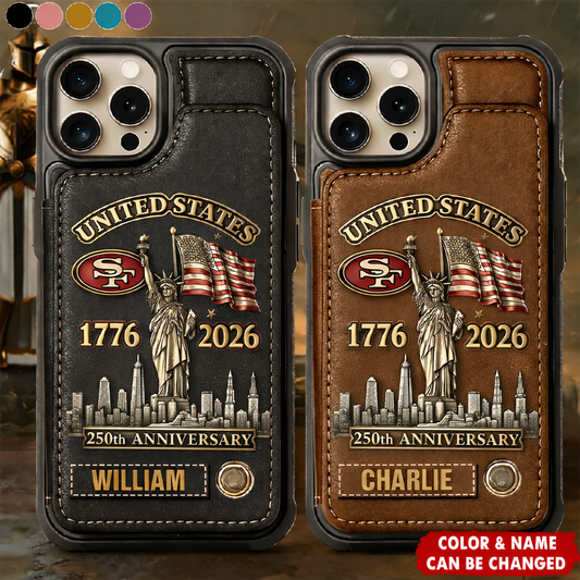 SF49 x NFL Celebration United States Of America 250 Years Phone Case DDT NTL