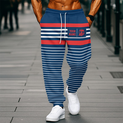 SR x NRL Casual Long Pants Custom Name Gift For Fan DDT 190326 NTL
