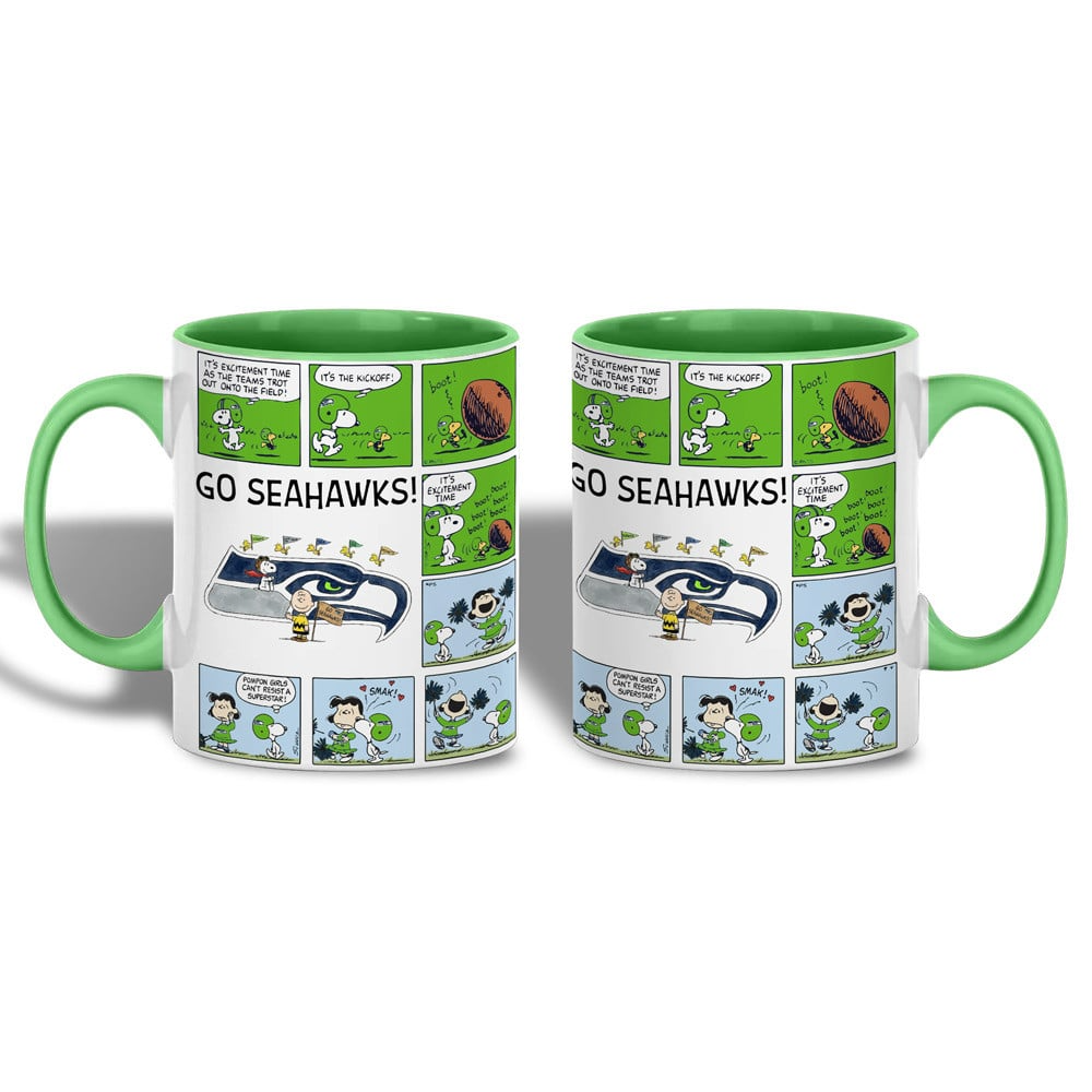 SS Premium NFL Peanuts Comic Mug DDT  CTND