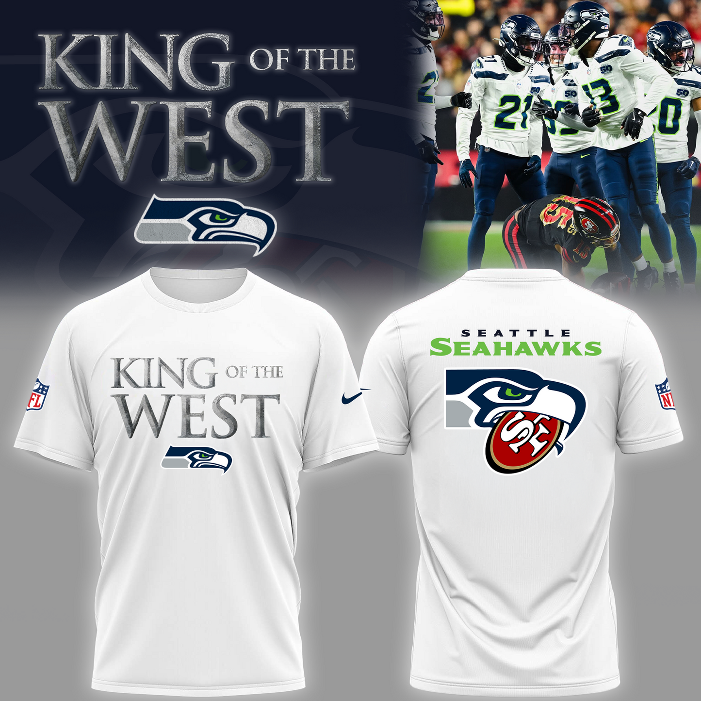 SS x NFL 2025 NFC Conference Champions V15 Shirt DDT NTL