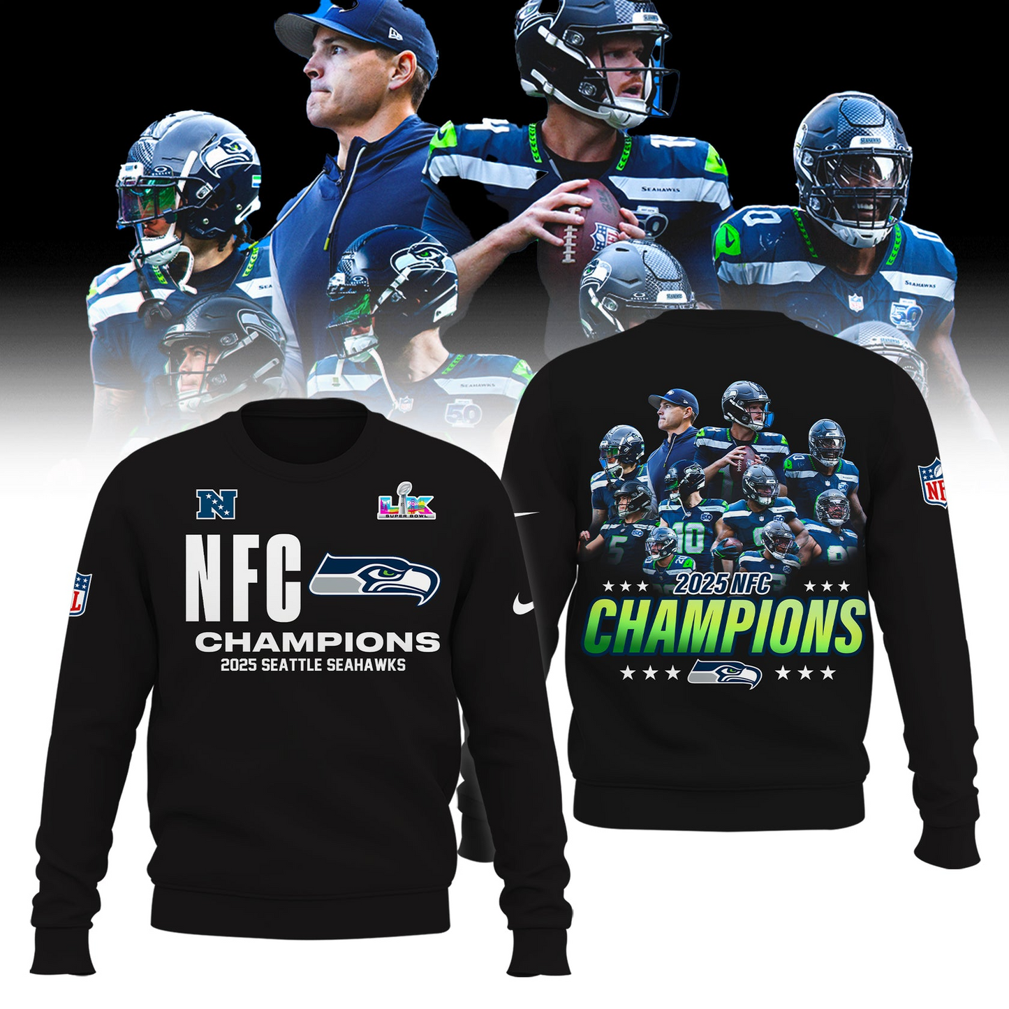 SS x NFL 2025 NFC Conference Champions V5 Shirt DDT NTL