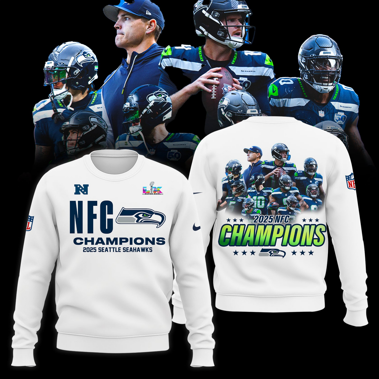 SS x NFL 2025 NFC Conference Champions V6 Shirt DDT NTL