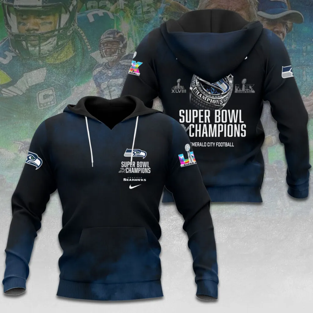 SS x NFL Super Bowl LX Champions V30 3D Shirt DDT NTL