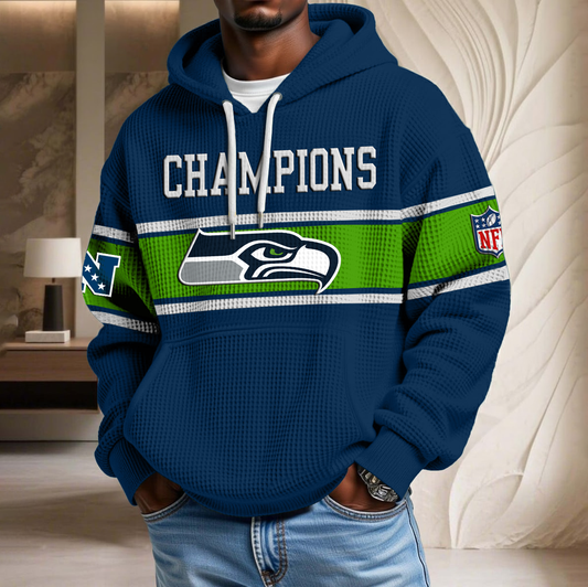 NFL x SEA Super Champions Waffle Hoodie HLP HLPHUONG
