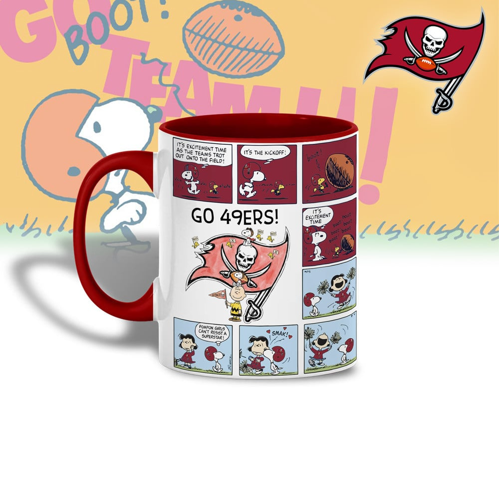TBB Premium NFL Peanuts Comic Mug DDT  CTND