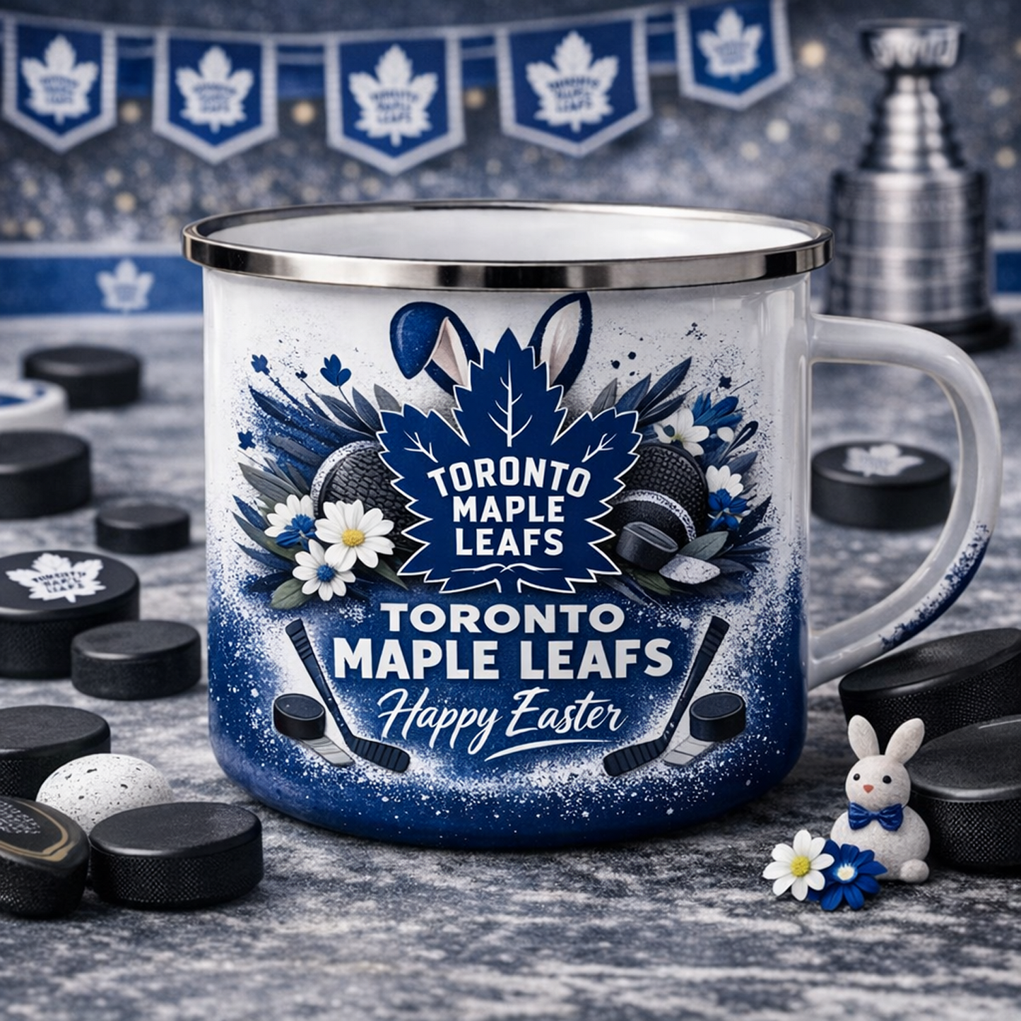 TOR X NHL Easter-themed enamel mug 0703 NAK NHT