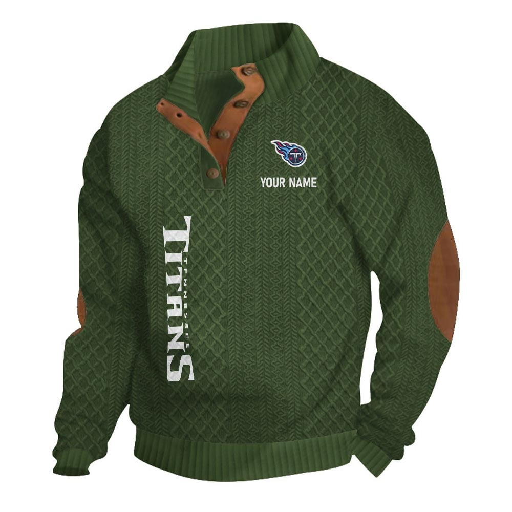 TT NFL Basic Knitted Stand Collar Sweatshirt DDT CTND