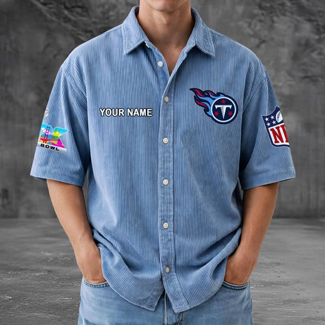 TT x NFL Men Seersucker Button Shirt DDT NTL