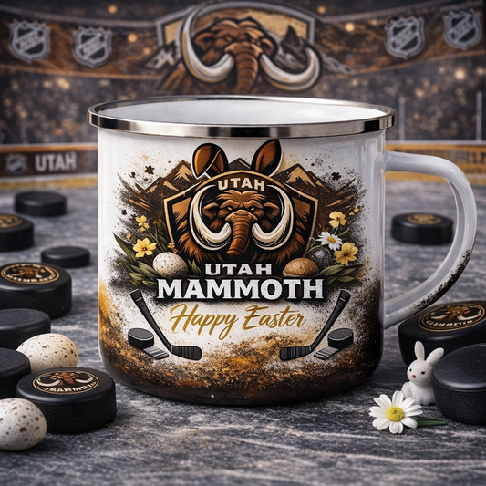 UTA X NHL Easter-themed enamel mug 0703 NAK NHT