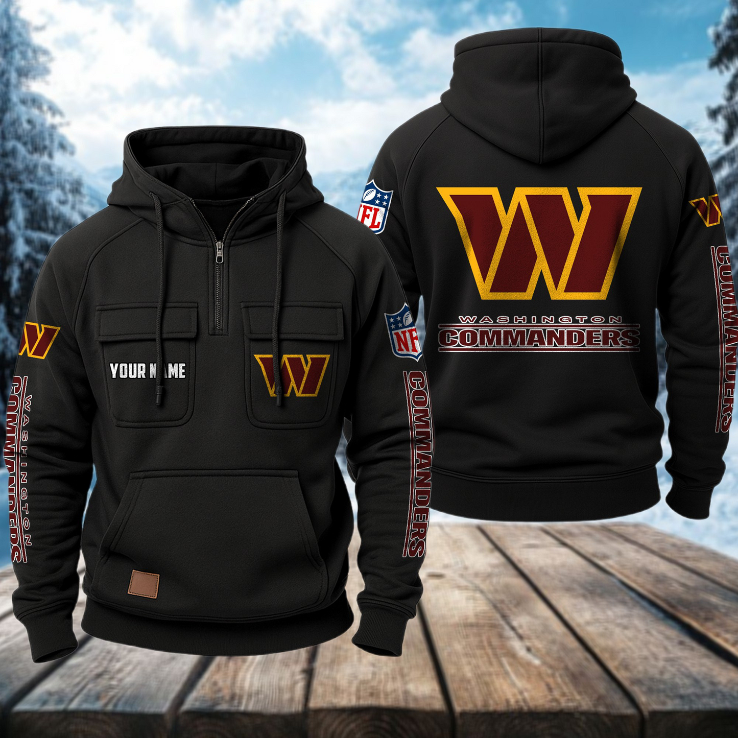 WAS x NFL Premium Hoodie DATND TANTD