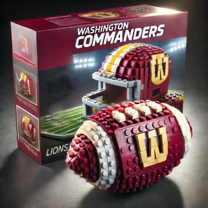 NFL Team Building Block Football Set DDT CTND