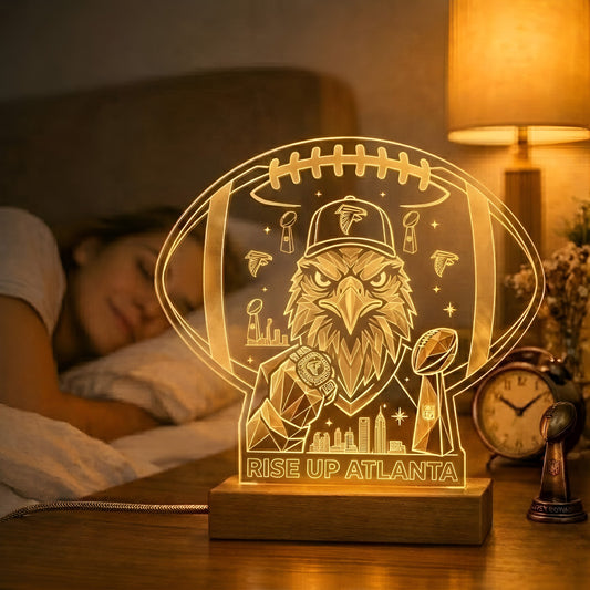 AF x NFL Acrylic LED Desk Lamp NAK NTN