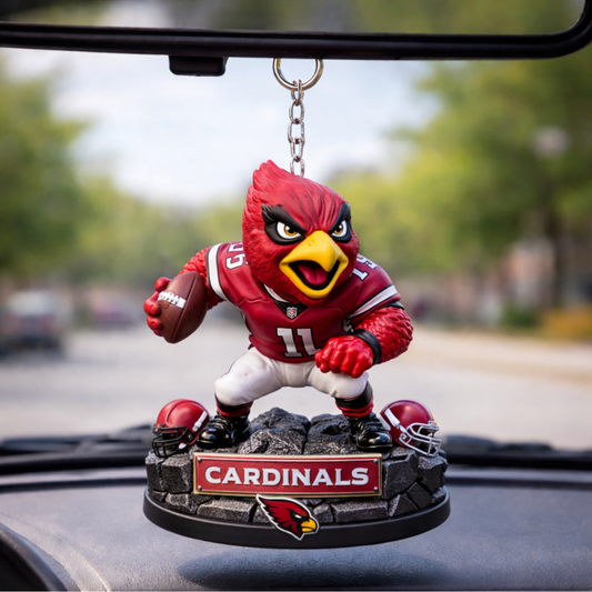 ARI X NFL Football Mascot Car Hanging Ornament NAK NHT
