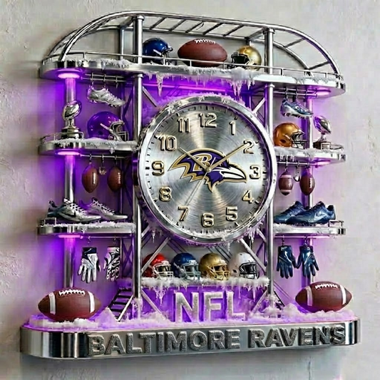 BAL X NFL Arctic Stadium Timepiece 1301 NAK NHT
