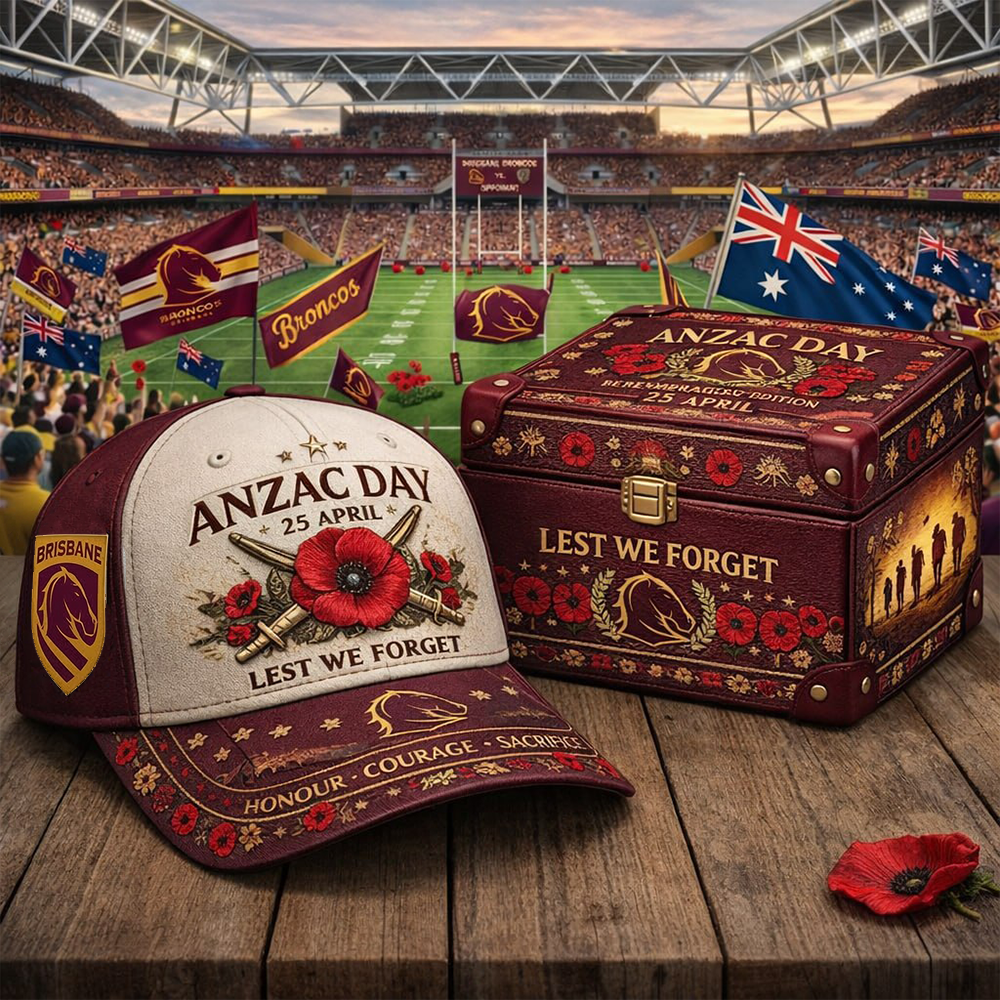 BB_NRL ANZAC Day Heritage Edition - Limited Lest We Forget Team Cap Set NAK TTT
