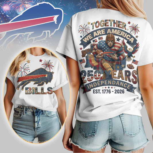BB Premium NFL 250th Anniversary Of America Patchwork Women Shirt DDT CTND