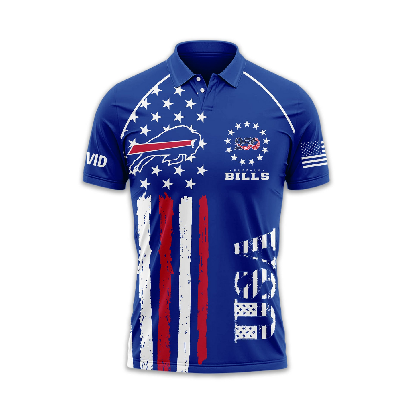 BB Premium NFL American Semiquincentennial Polo Shirt DDT NTL