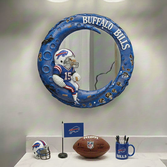 BB x NFL Moonlit  Custom Shaped Mirror - Personalized Gifts NAK CTKT
