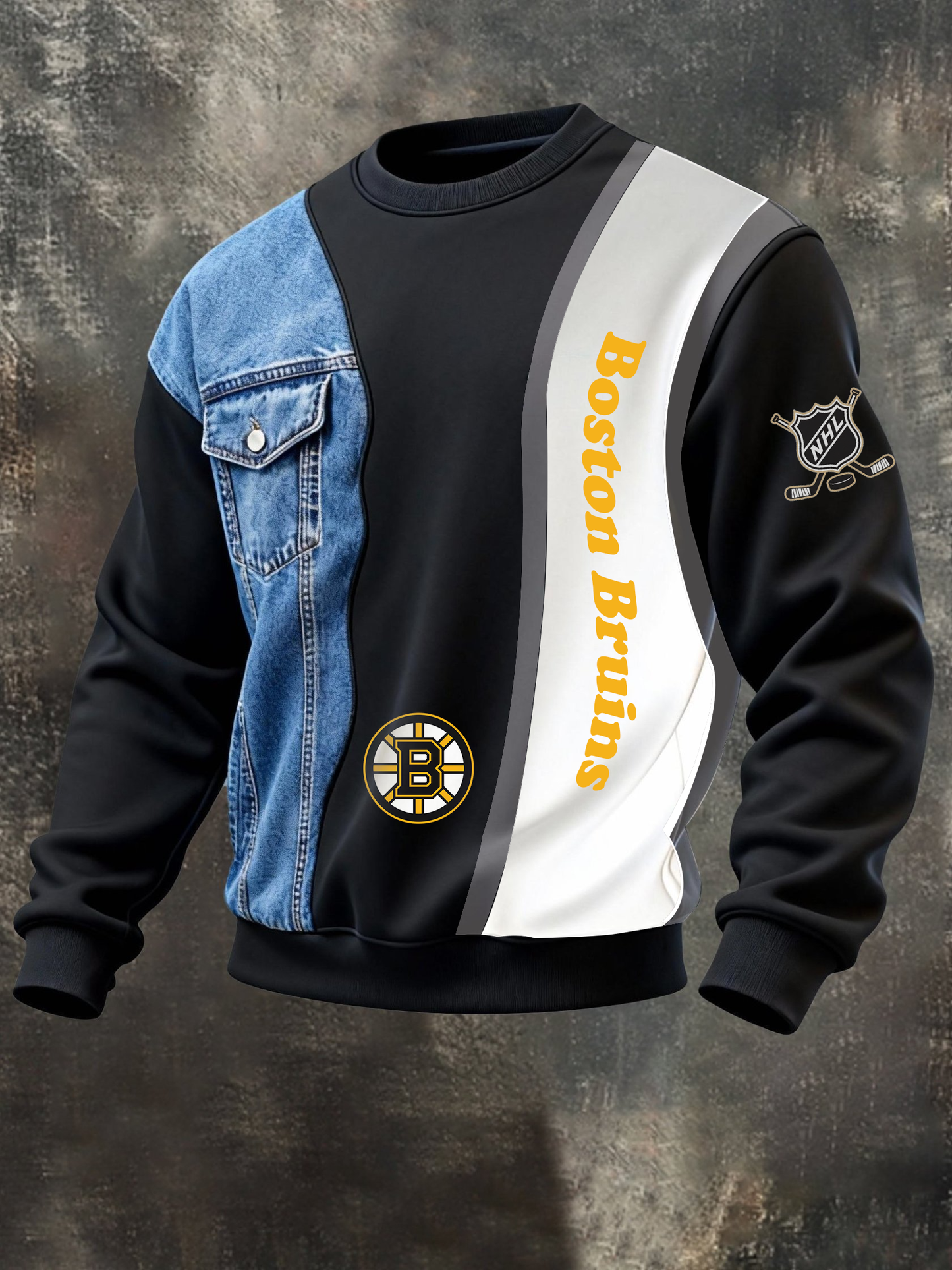 BB x NHL Denim & Sporty Hybrid Jacket Line NAK CTKT