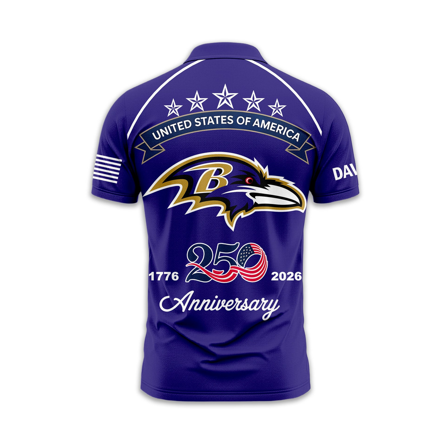 BR Premium NFL American Semiquincentennial Polo Shirt DDT NTL