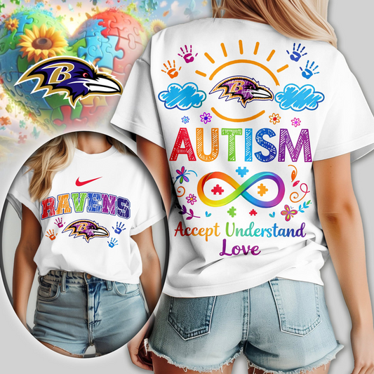 BR Premium NFL National Autism Acceptance Month Women Shirt DDT NTL
